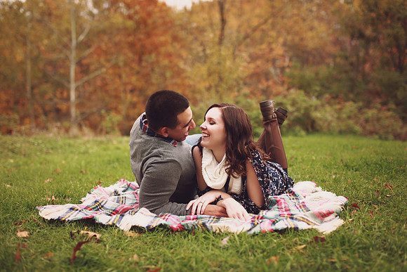 Fall couple mini session