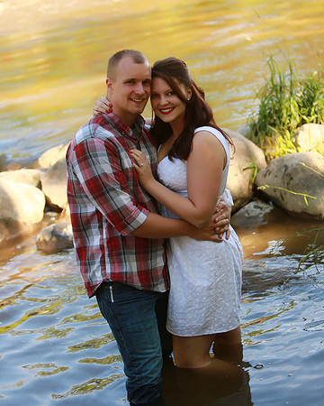 Engagement Photos in water