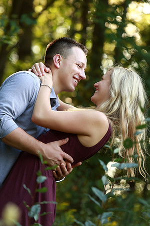 Fun engagement session in Mount Pleasant, Michigan